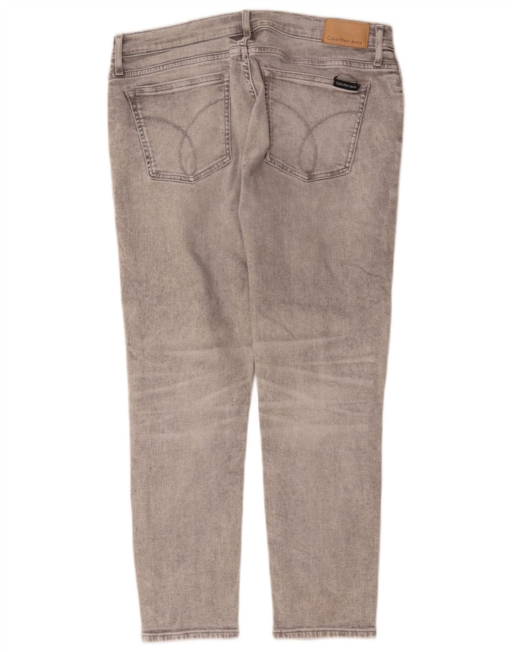 Γυναικείο Cropped Jeans Calvin Klein W31 L25 Γκρι βαμβακερό