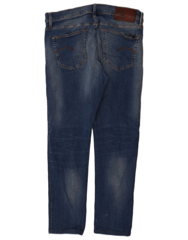Ανδρικό Slim Jeans G-Star W34 L32 Μπλε βαμβακερό