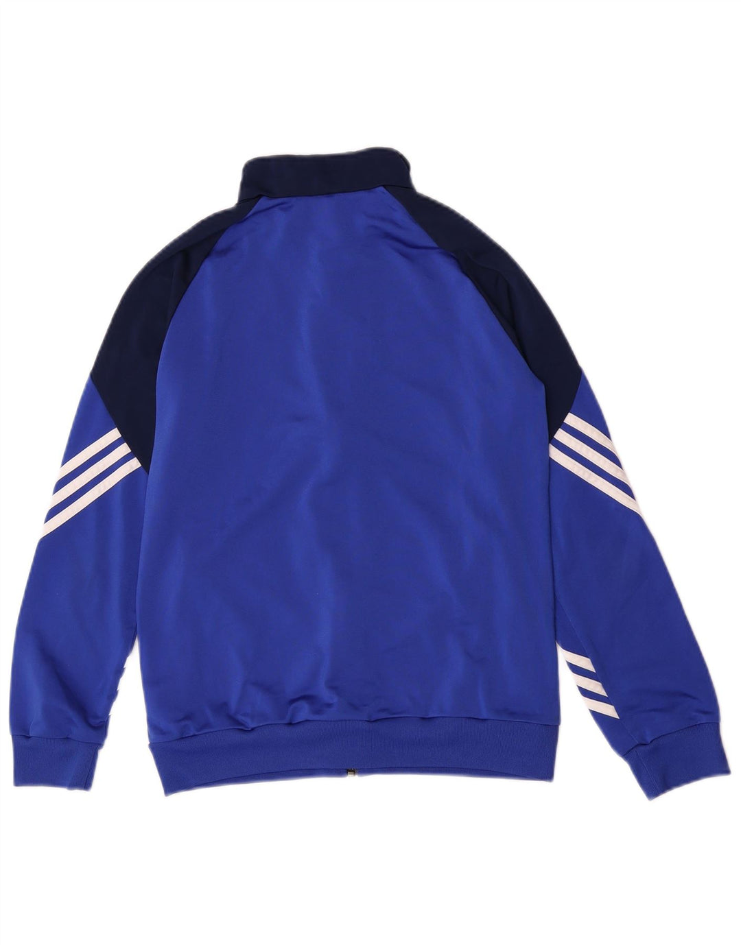 Κορυφαία φόρμα Adidas Boys 13-14 Years XL Blue Colourblock Polyester