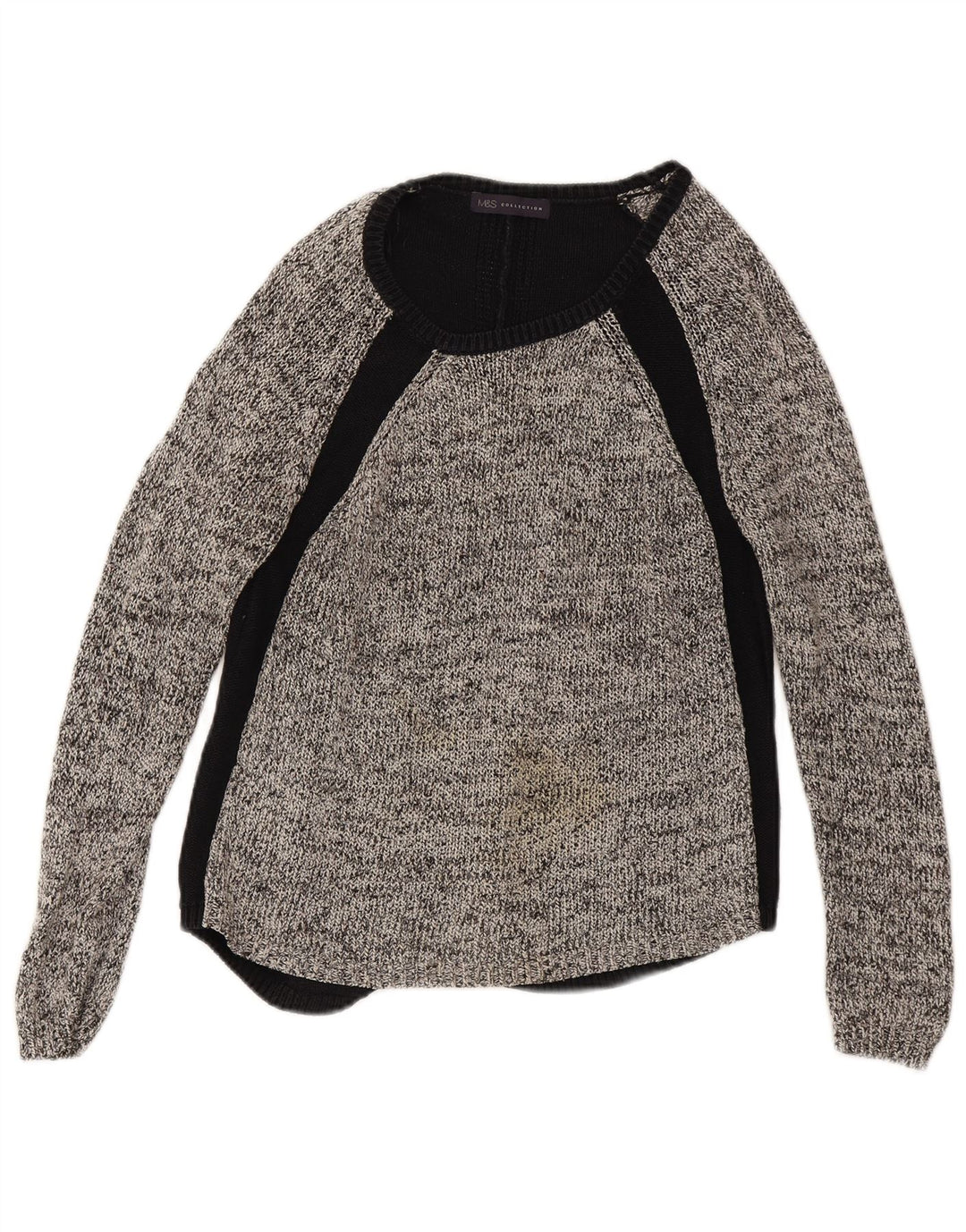 Marks & Spencer Γυναικείο πουλόβερ με λαιμόκαυστο UK 12 Medium Black