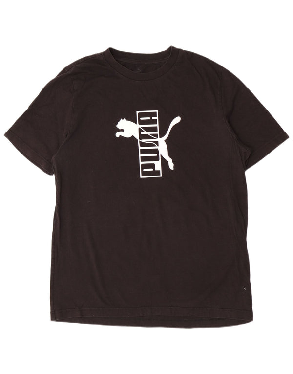 Ανδρικό γραφικό T-Shirt Puma Top Large Μαύρο