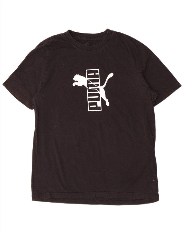 Ανδρικό γραφικό T-Shirt Puma Top Large Μαύρο