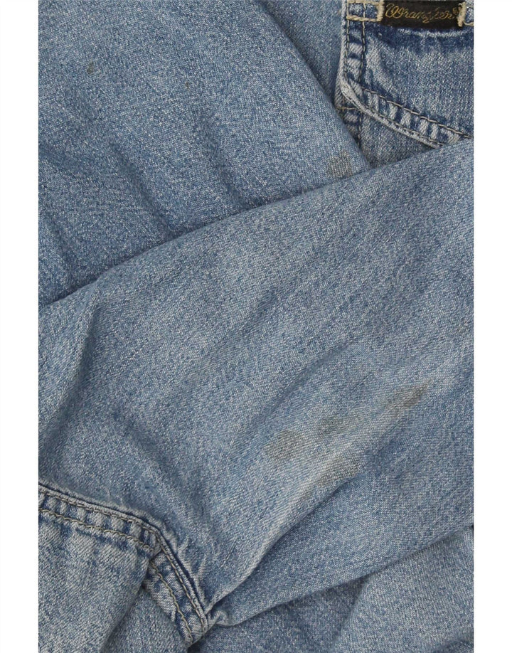 Ανδρικό τζιν πουκάμισο Wrangler, μεγάλο μπλε βαμβακερό