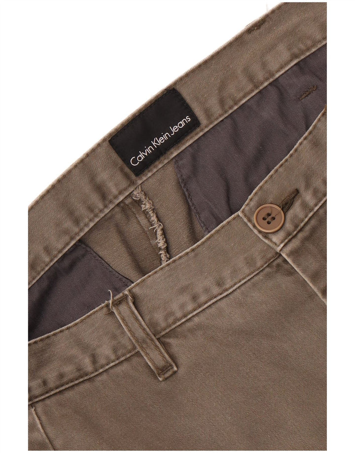 Calvin Klein Ανδρικό ίσιο παντελόνι Chino W34 L33 Γκρι