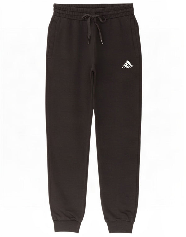 Adidas Γυναικεία φόρμα παντελόνι Joggers UK 4/6 XS Μαύρο βαμβακερό