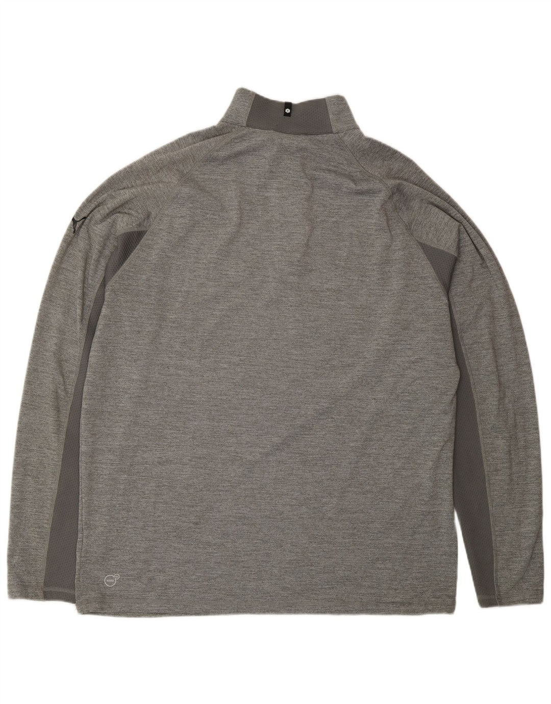 Ανδρική φόρμα πουλόβερ με φερμουάρ PUMA Top XL Grey Polyester