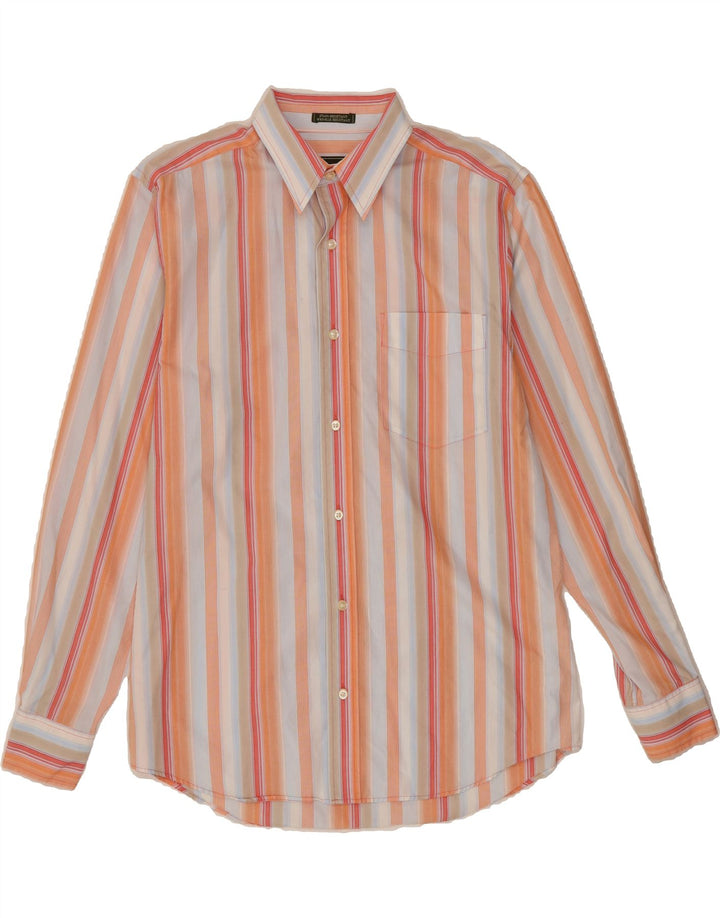 EDDIE BAUER Mens Shirt Medium Multicoloured Striped Cotton Vintage Eddie Bauer and Second-Hand Eddie Bauer from Messina Hembry 