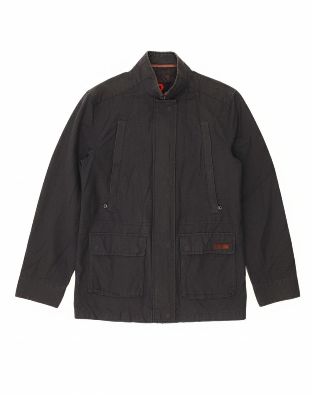 DOLCE & GABBANA Womens Utility Jacket IT 42 Medium Navy Blue Cotton