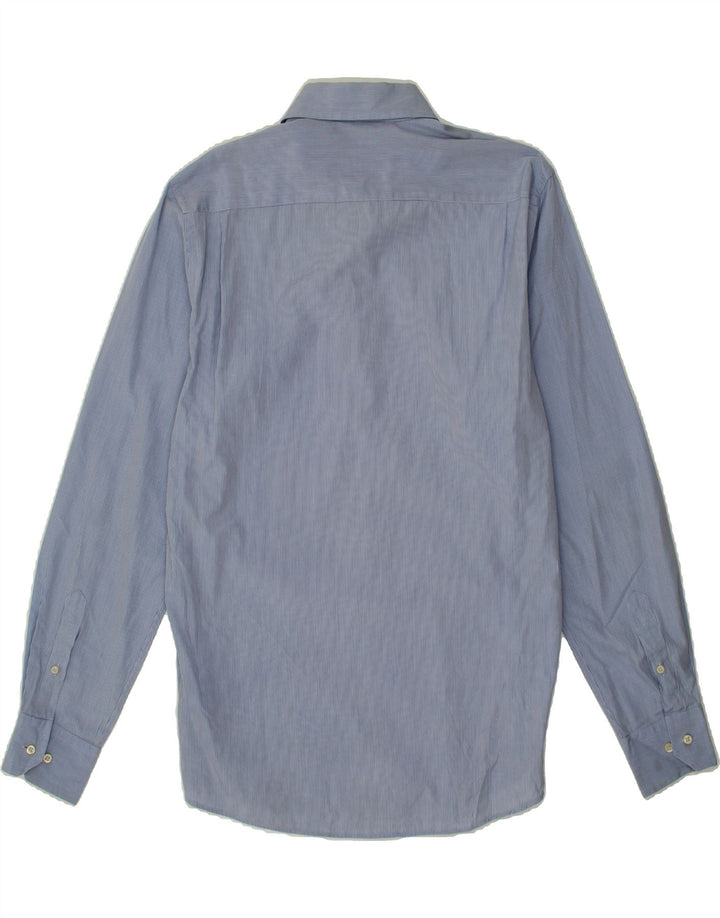 MASSIMO DUTTI Mens Shirt Large Blue Pinstripe Cotton Vintage Massimo Dutti and Second-Hand Massimo Dutti from Messina Hembry 