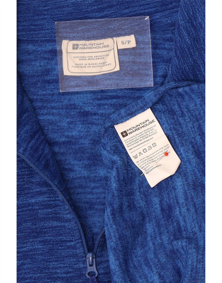 Ανδρική αποθήκη Mountain Warehouse με φερμουάρ Fleece Jumper Small Blue Flecked Polyester
