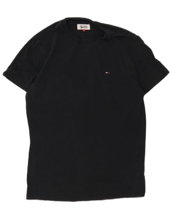 Ανδρικό T-Shirt Tommy Hilfiger Top Μικρό μαύρο βαμβακερό