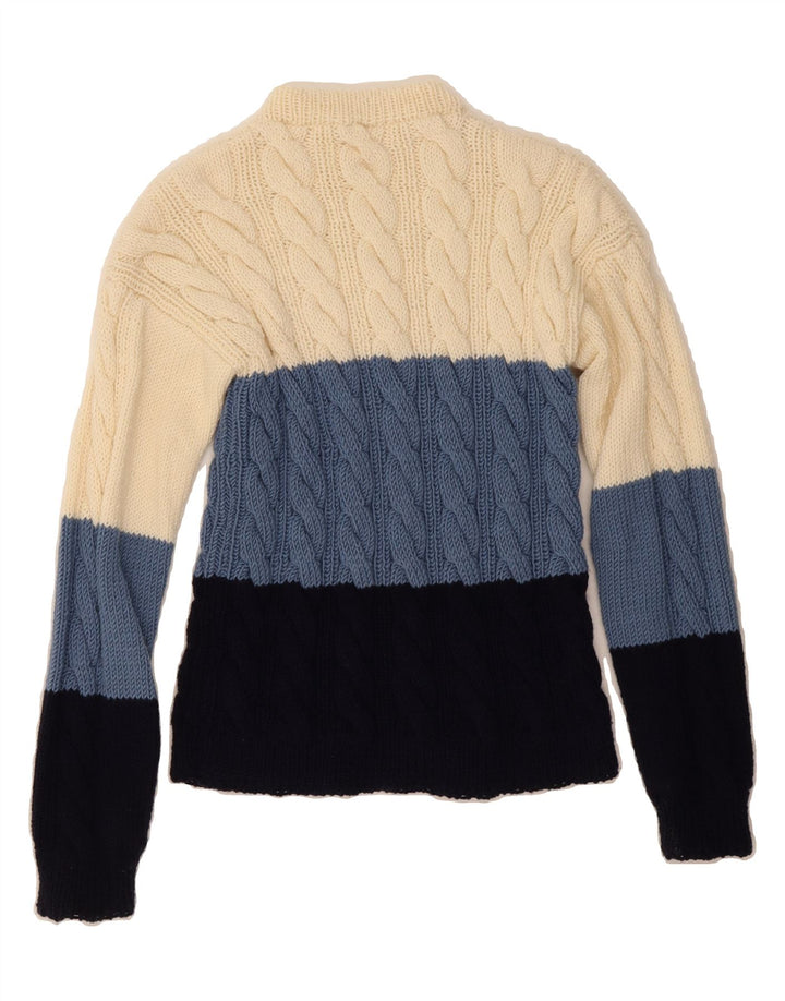 VINTAGE Womens Crew Neck Jumper Sweater UK 14 Large Multicoloured Vintage Vintage and Second-Hand Vintage from Messina Hembry 