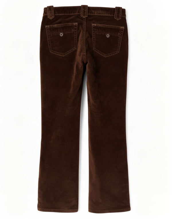 Gap Γυναικείο Stretch Bootcut Velor Casual Παντελόνι W30 L30 Καφέ