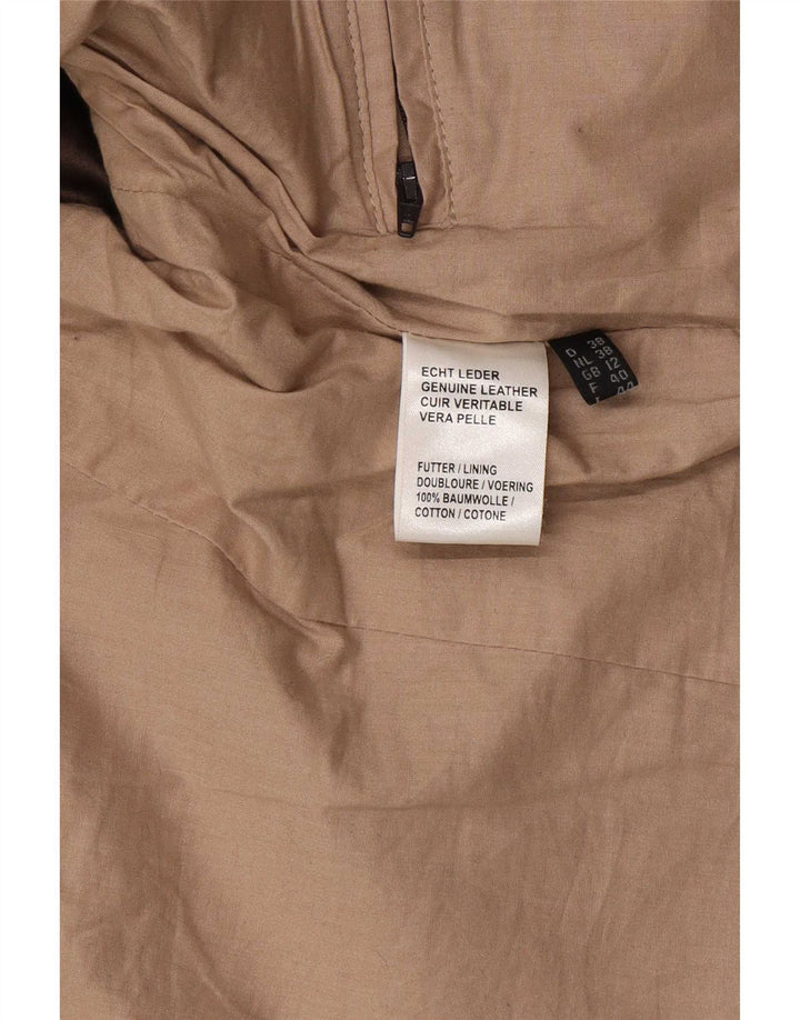David Moore Γυναικείο Δερμάτινο Μπουφάν UK 12 Medium Brown