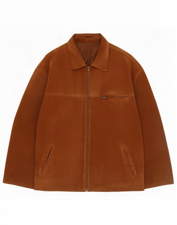 Vintage Ανδρικό Σουέντ Μπουφάν UK 42 XL Καφέ Δερμάτινο