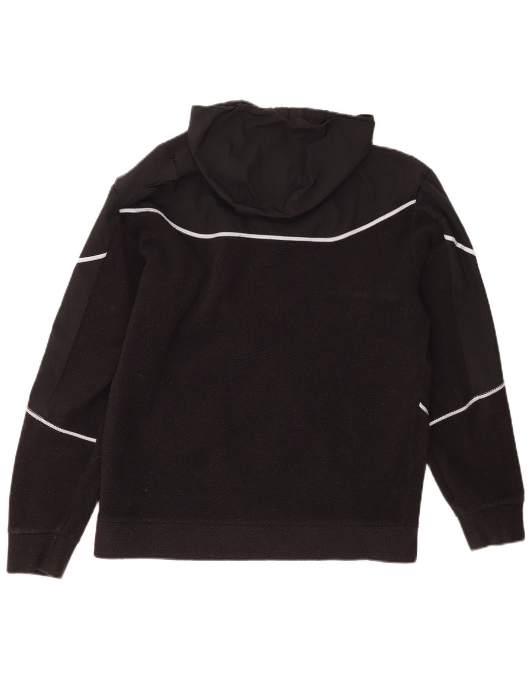 ADIDAS Ανδρική κουκούλα Fleece Jumper Μικρός Μαύρος Πολυεστέρας