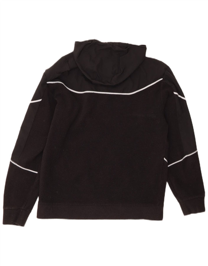 ADIDAS Ανδρική κουκούλα Fleece Jumper Μικρός Μαύρος Πολυεστέρας