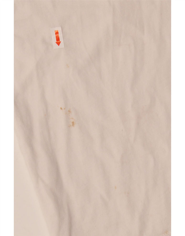 Ανδρικό γραφικό T-Shirt Timberland Top μεγάλο λευκό βαμβακερό