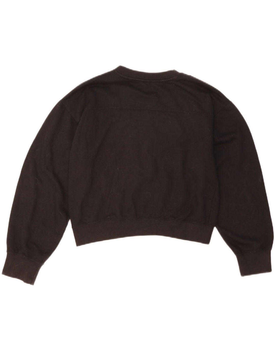 Γυναικεία φούτερ ZARA Crop Oversized Jumper UK 10 Small Black