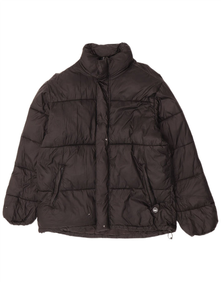 Zara Ανδρικό μπουφάν με επένδυση UK 38 Medium Black Polyamide