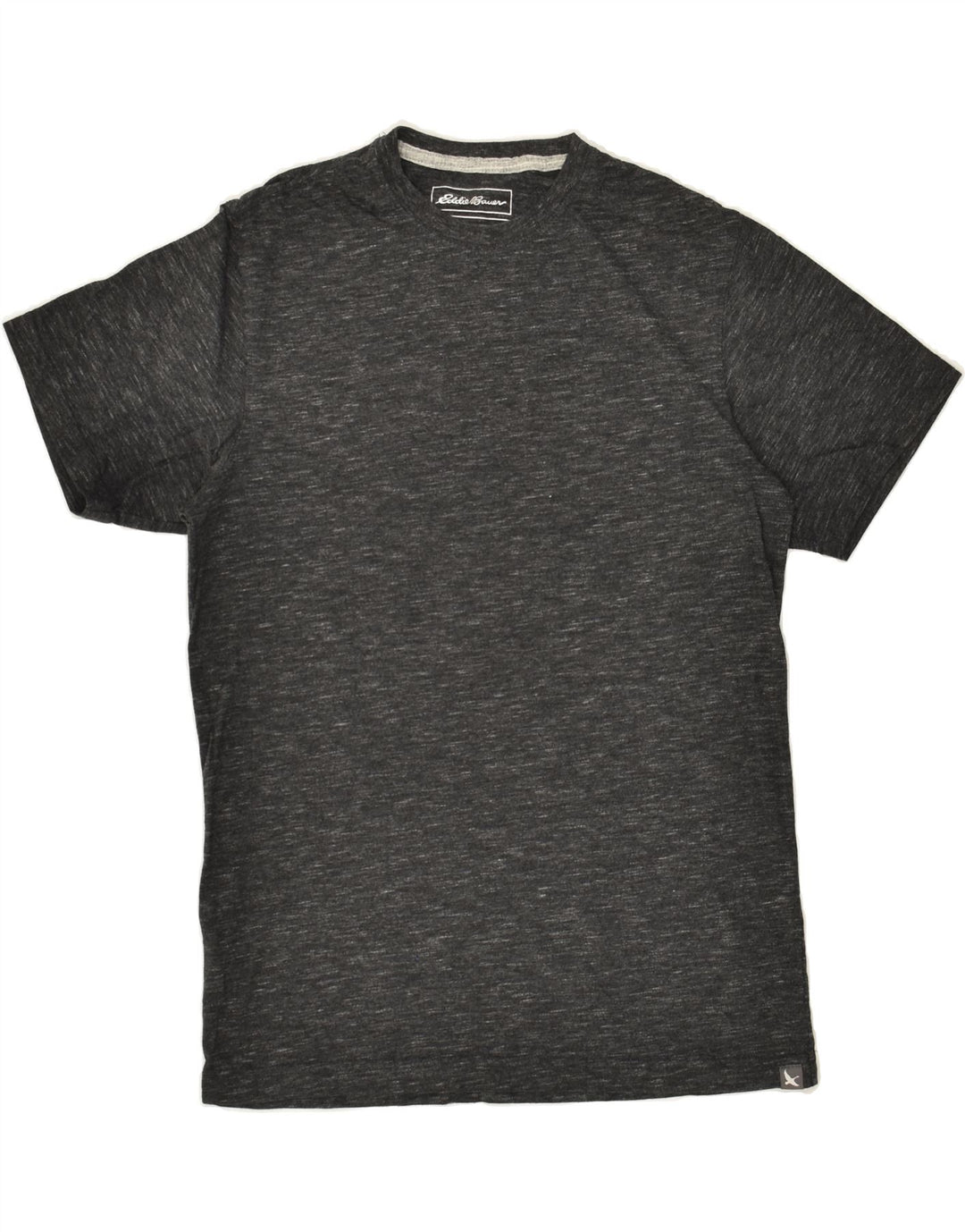 EDDIE BAUER Mens T-Shirt Top Small Grey Flecked Cotton | Vintage Eddie Bauer | Thrift | Second-Hand Eddie Bauer | Used Clothing | Messina Hembry 