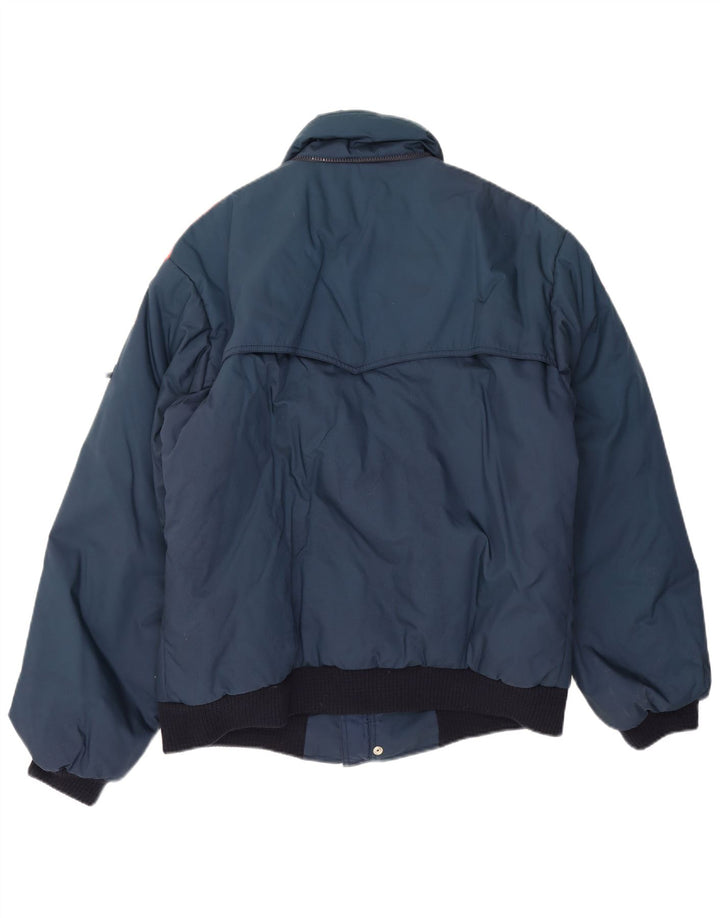 Fila Ανδρικό μπουφάν με επένδυση IT 52 XL Navy Blue Colorblock Πολυαμίδιο