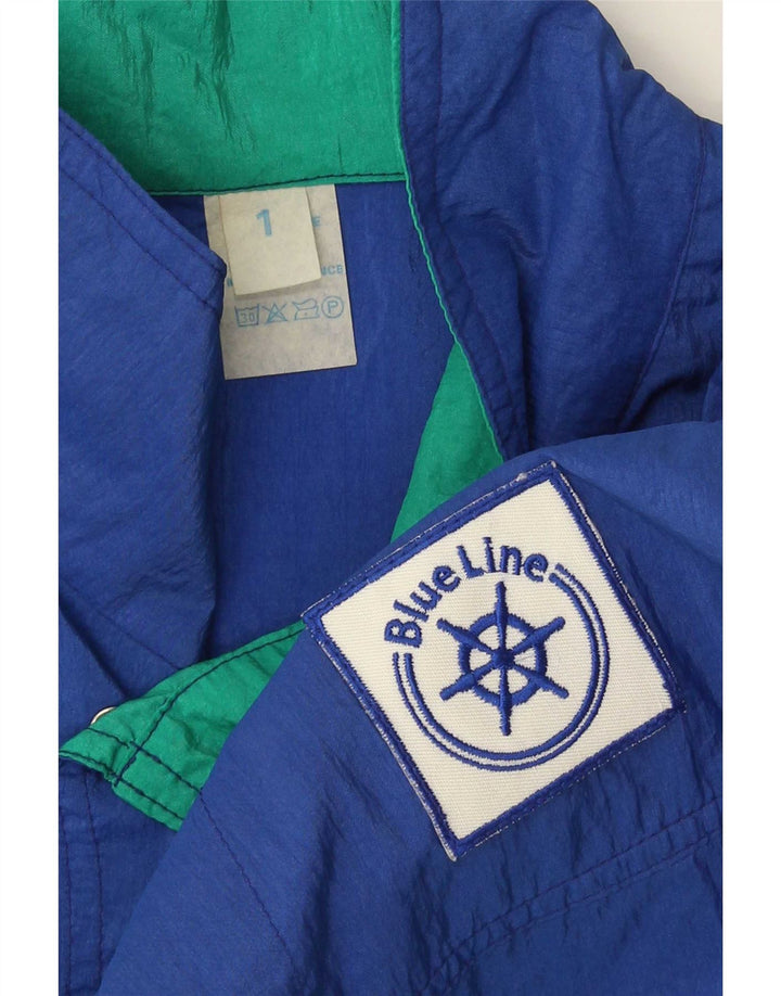 Vintage ανδρική φόρμα πουλόβερ Top Jacket XL Blue Colourblock Polyamide
