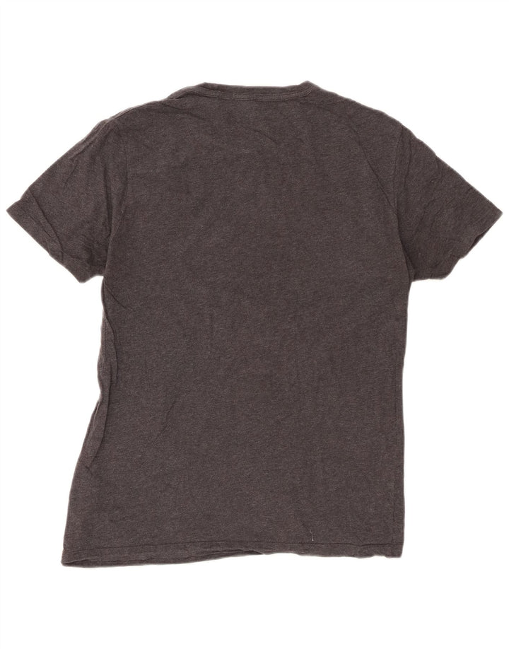 ALL SAINTS Γυναικείο T-Shirt Top UK 14 Μεσαίο γκρι βαμβακερό