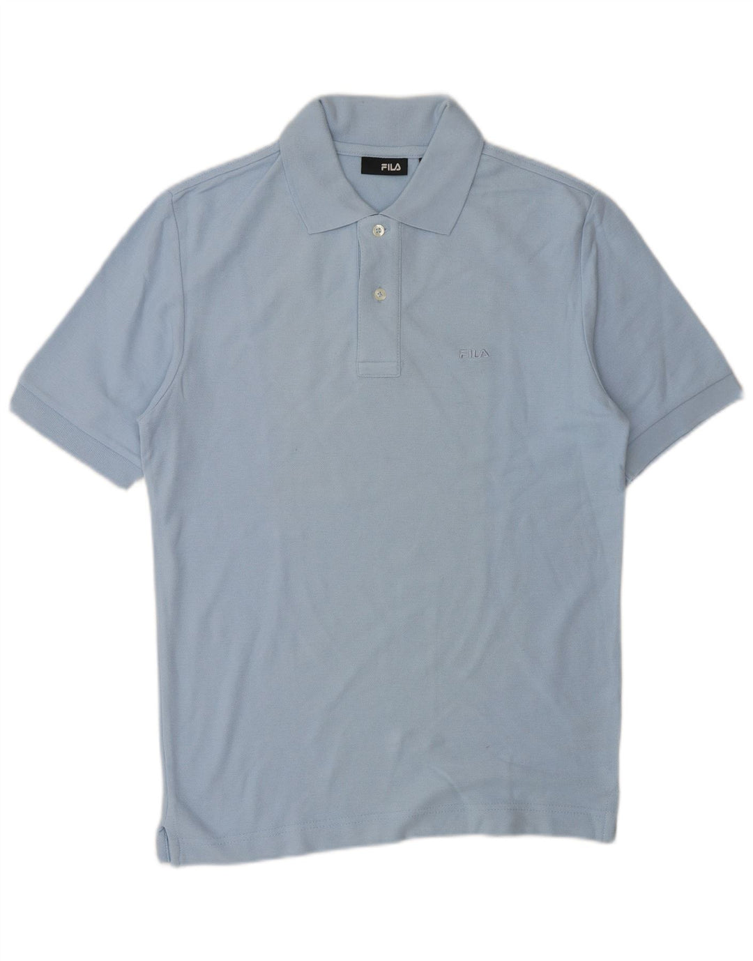 Ανδρικό μπλουζάκι πόλο FILA, μικρό μπλε βαμβακερό