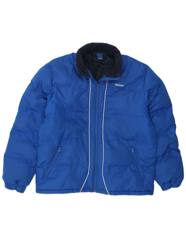 Ανδρικό μπουφάν Reebok με επένδυση UK 42 XL Blue Polyester