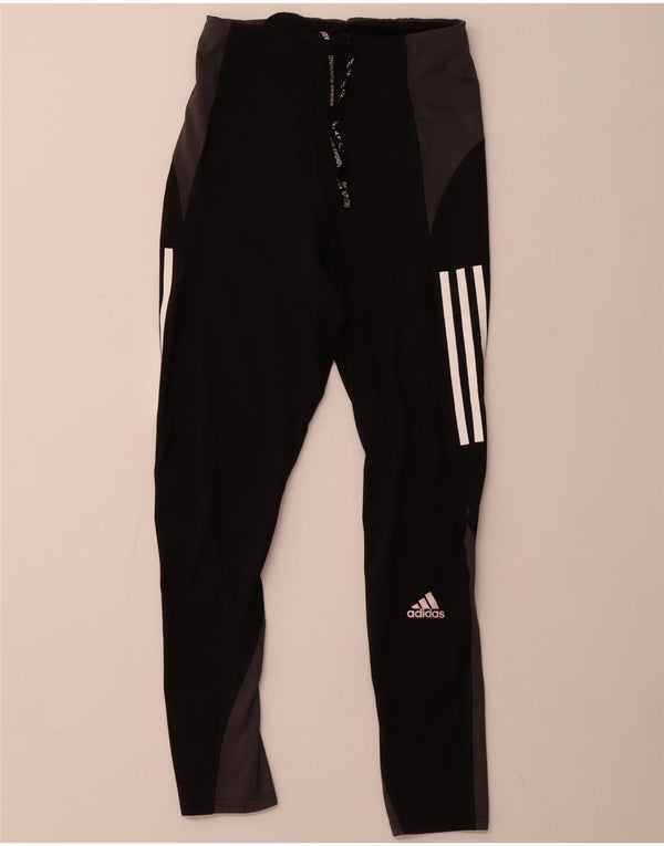 Γυναικεία κολάν ADIDAS Aeroready UK 8/10 Small Black Colourblock