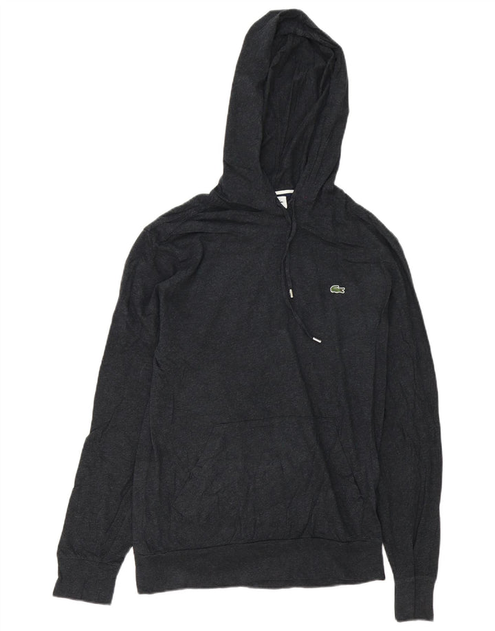 Lacoste Ανδρικό Hoodie Jumper Μέγεθος 4 Μεσαίο γκρι βαμβακερό