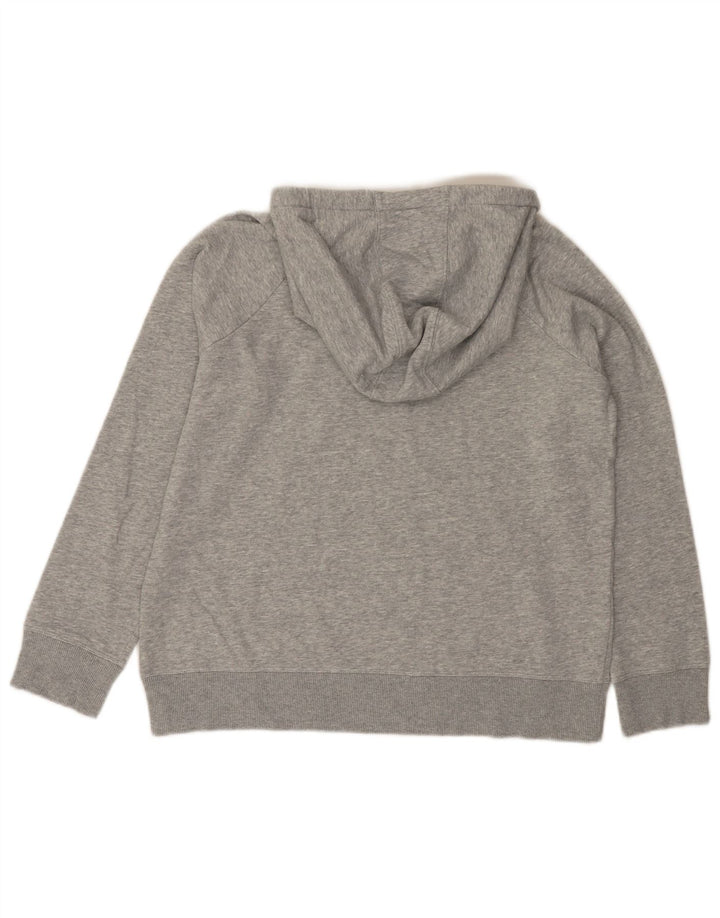 Under Armour Womens Oversized Hoodie Jumper UK 10 Small Grey Flecked