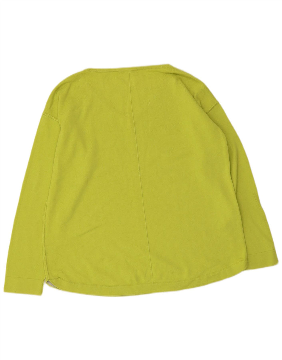 WHITE STUFF Γυναικείο πουλόβερ με V λαιμόκοψη UK 14 μεγάλο βαμβακερό πράσινο