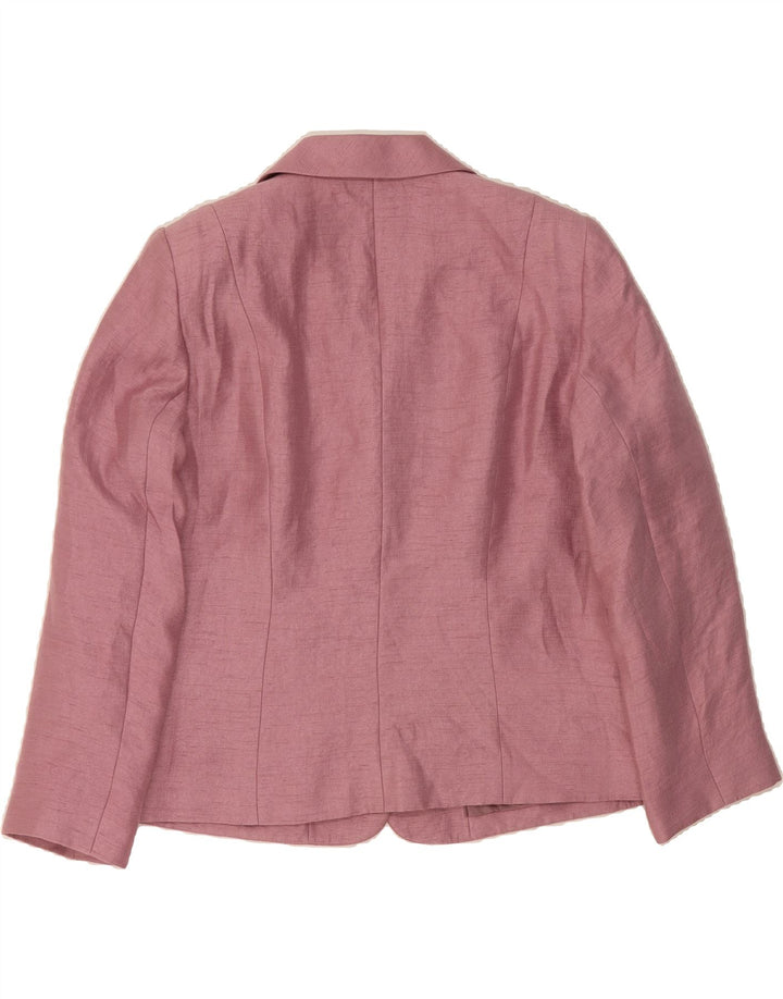 EASTEX Womens 3 Button Blazer Jacket UK 18 XL  Pink Viscose Vintage Eastex and Second-Hand Eastex from Messina Hembry 