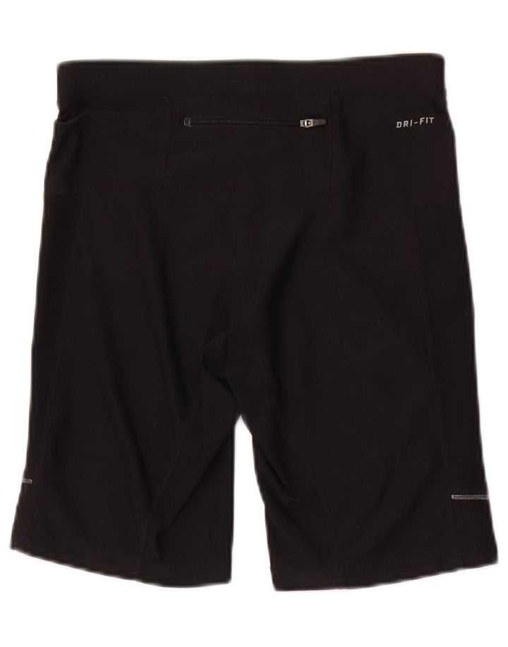 Γυναικείο αθλητικό σορτς Nike Dri Fit UK 8 Μικρό μαύρο πολυεστέρα