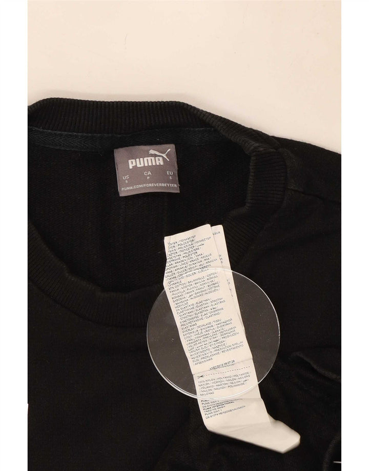 Ανδρικό γραφικό φούτερ Puma Jumper Μικρό μαύρο βαμβακερό