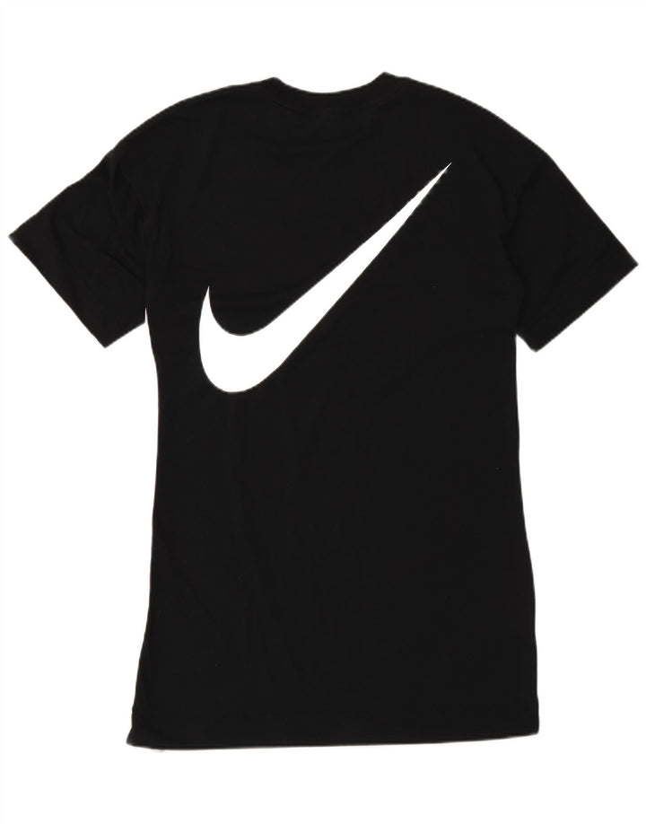 Γυναικείο γραφικό μπλουζάκι NIKE UK 10 Small Black Polyester