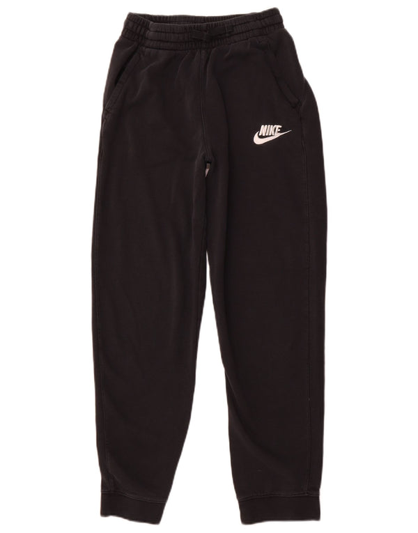 NIKE Boys Tracksuit Trousers Joggers 13-14 Years XL Μαύρο