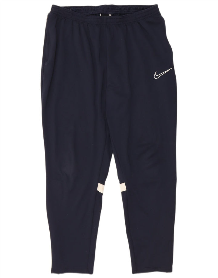 Ανδρικές φόρμες Nike παντελόνια XL Navy Blue Colorblock Πολυεστέρας
