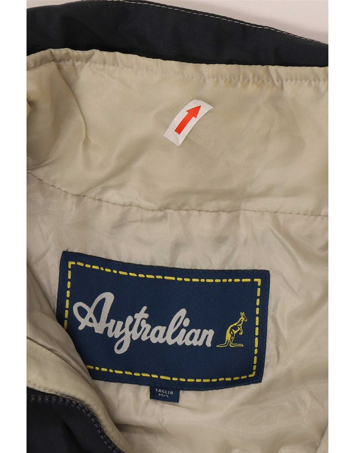 AUSTRALIAN L'ALPINA Ανδρικό τζάκετ αντιανεμικό UK 38 Medium Navy Blue