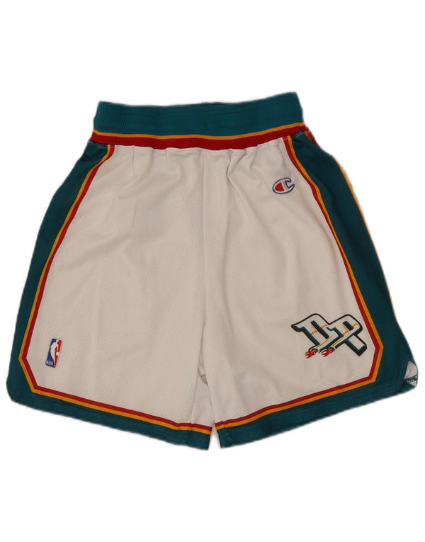 Champion Mens Detroit Pistons 2000-2001 Αθλητικά σορτς Small White Sports