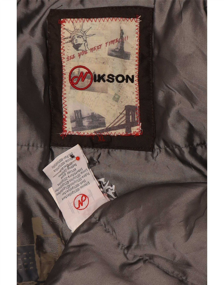 Vintage Ανδρικό μπουφάν με επένδυση UK 42 XL καφέ πολυεστέρας