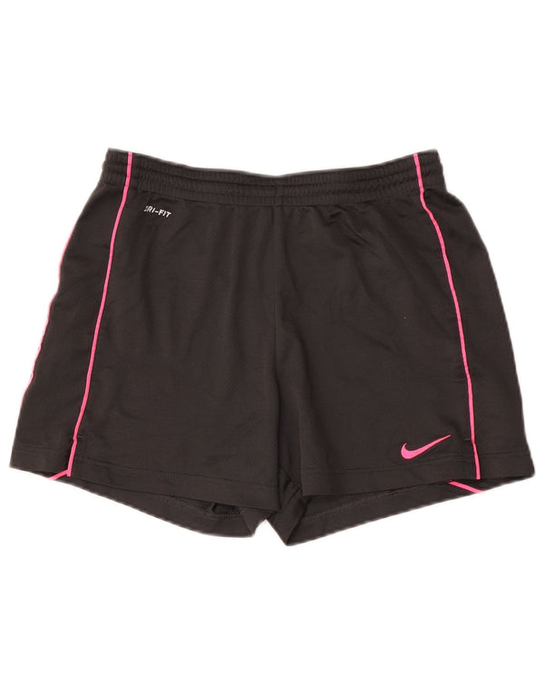 Γυναικείο αθλητικό σορτς Nike Dri Fit UK 10 Small Grey Polyester