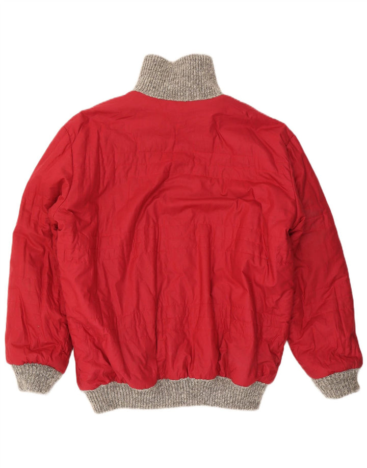 Ανδρικό πλεκτό Silvy Reversible Jacket UK 40 Large Grey Geometric
