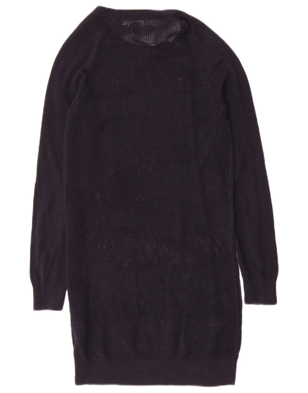 Γυναικείο φόρεμα All Saints See Through μακρυμάνικο φόρεμα UK 8 Small Navy Blue