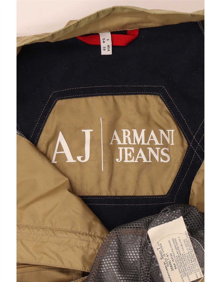 Armani Jeans Ανδρικό Μπουφάν IT 54 XL Beige Polyamide