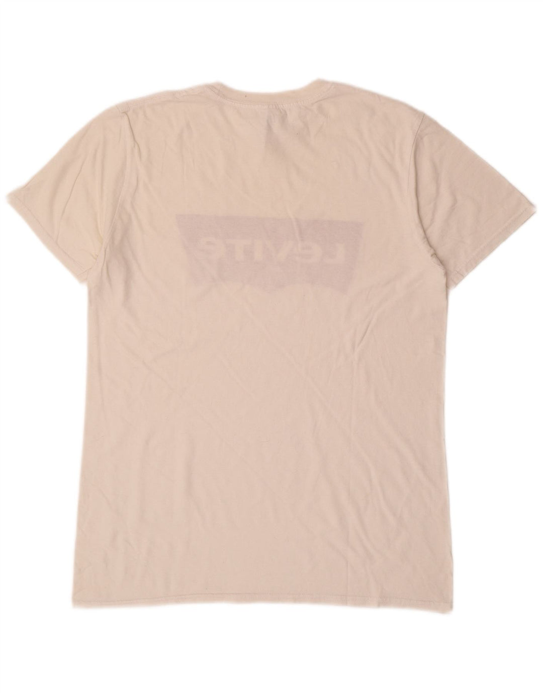 Ανδρικό γραφικό μπλουζάκι LEVI'S Τοπ μεσαίο λευκό βαμβακερό