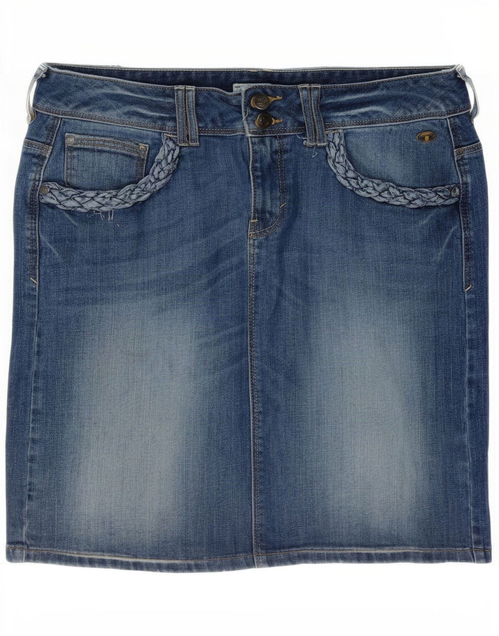 Tom Tailor Γυναικεία Μίνι Τζιν Φούστα EU 40 Medium W34 Μπλε βαμβακερή
