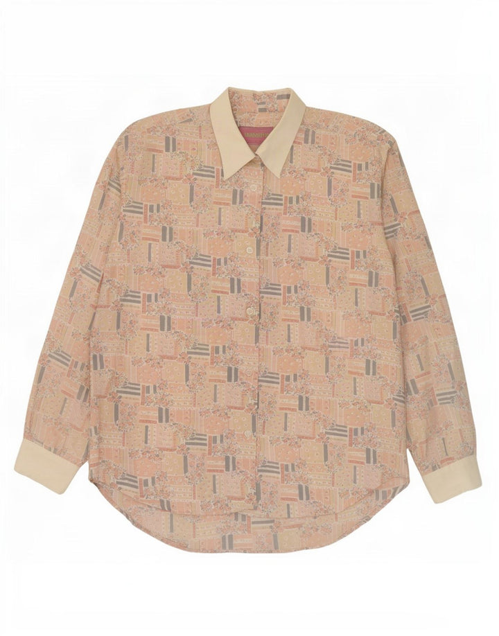 HANAITI Γυναικείο Πουκάμισο UK 14 Medium Πολύχρωμο Patchwork Πολυεστέρας